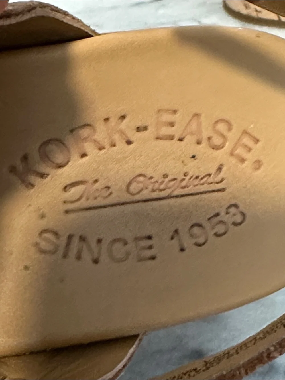 Kork Ease Women's Tan Woven Cork Wedge Sandals size 7M